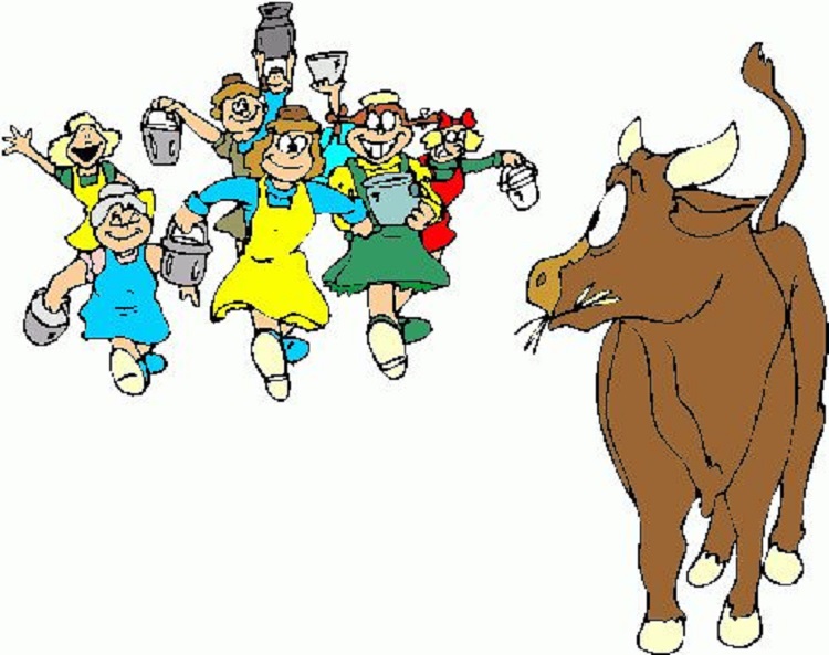 8 maids a milking clipart